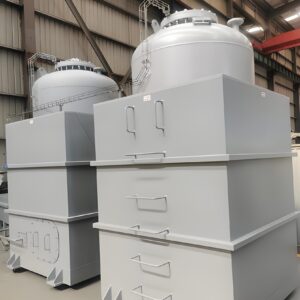 tanks and containment for marine water treatment system